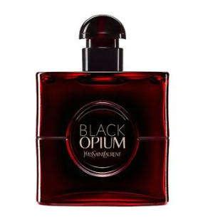 YVES SAINT LAURENT BLACK OPIUM EAU DE PARFUM OVER RED 50ML ايف سان لوران بلاك اوبيوم ايو دي بارفان اوفر ريد 50مل